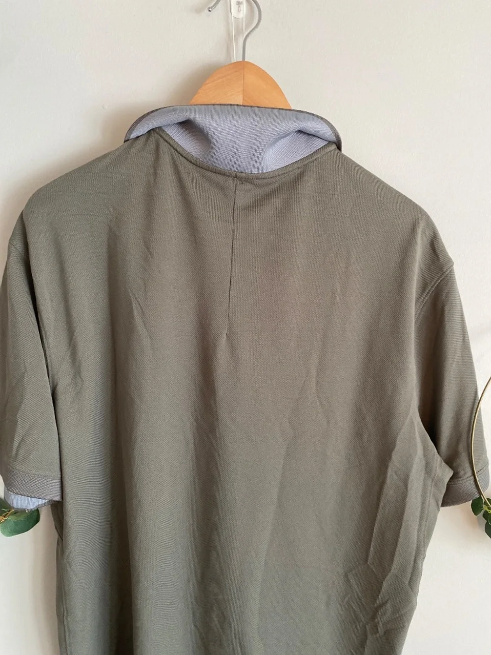 Lululemon Tech Pique Polo Grey Sage Men’s golf tennis business casual size XXL - Picture 11 of 12